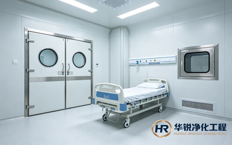 重症监护病房吊塔吊桥与医气施工展示
